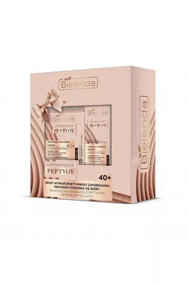 Zestaw Ujędrniające Peptydy 40+: Krem do twarzy na dzień + Krem pod oczy