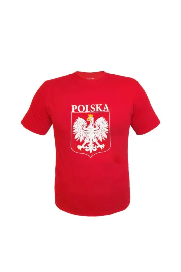 Koszulka z nadrukiem czerwona M