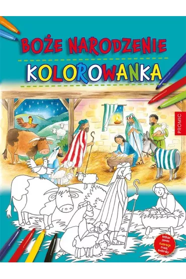 Boże Narodzenie - kolorowanka. Boże Narodzenie
