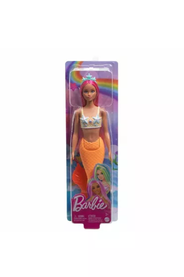 Barbie. Lalka Syrenka Pomarańczowy ogon HRR05