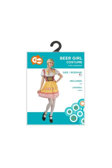 Strój dla dorosłych Bawarka sukienka rozm. S