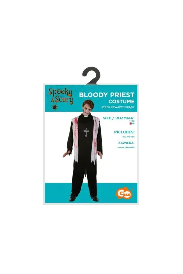 Strój dla dorosłych Krwawy Ksiądz rozm. 56