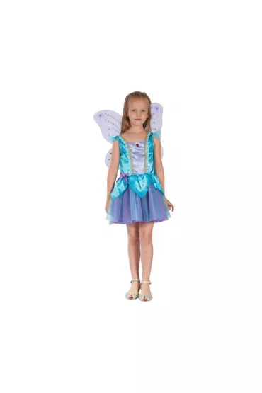 Strój Fioletowa Wróżka rozm 130/140cm