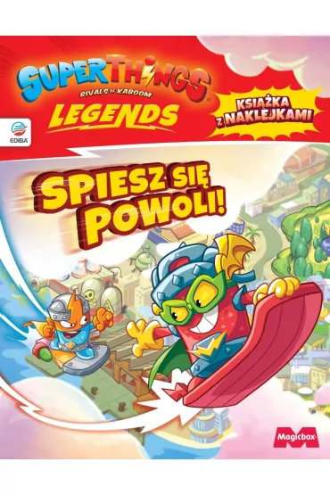 SuperThings Rivals of Kaboom. Legends. Książka z naklejkami