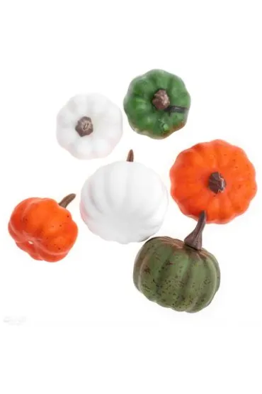 Mini dynie mix 6 szt multikolor