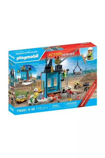 Playmobil Action Heroes Plac budowy 71650