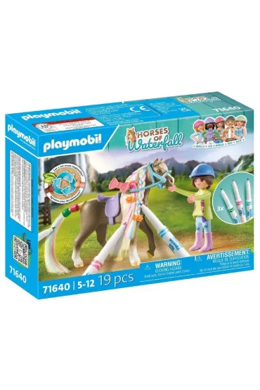 Playmobil Horses of Waterfall Kreatywny zestaw z koniem i pisakami 71640