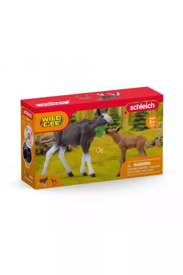 Zestaw Łoś z cielęciem