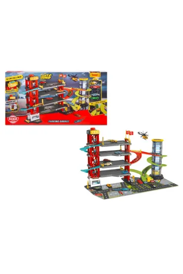 Dickie Parking garaż wielopoziomowy + 5 autek