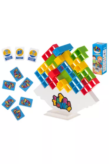  Gra zręcznościowa montessori gra logiczna układanka balansująca klocki