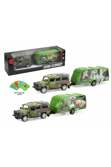 PROMO Auto XED Jeep moro + przyczepa 2001122