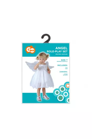 Strój dla dzieci Aniołek rozm. 92/104cm