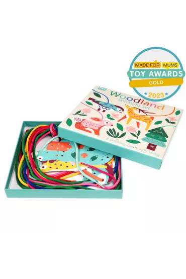 Naucz się szyć zestaw do przeplatania Zwierzątka Leśne 3+