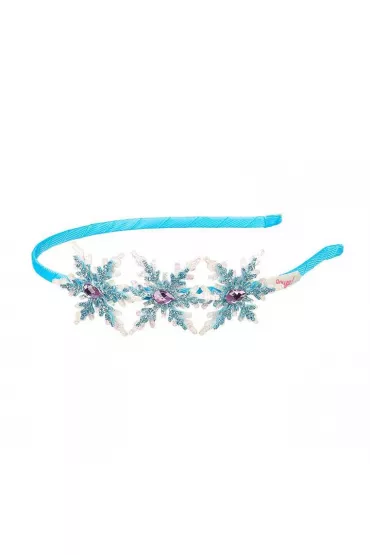 Opaska do włosów ze śnieżynkami lodowa księżniczka Denyse