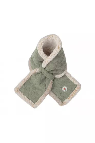 Dwuwarstwowy szaliczek z polaru szałwiowy Fleece Elm