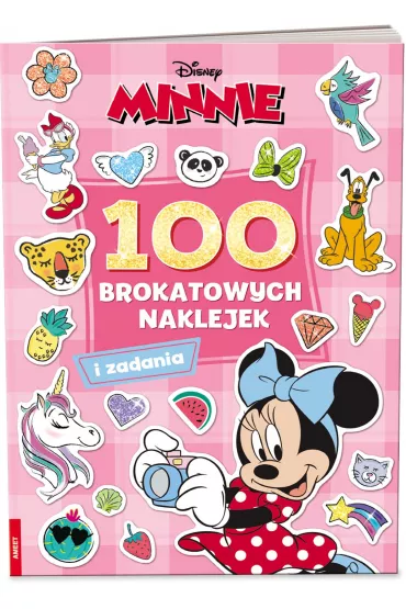 Minnie. 100 Brokatowych naklejek