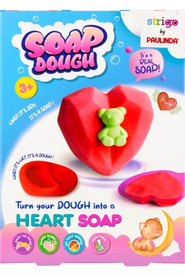 Zestaw Stwórz swoje mydełko - Serce czerwone