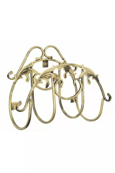 Złoty uchwyt wieszak na wąż ogrodowy