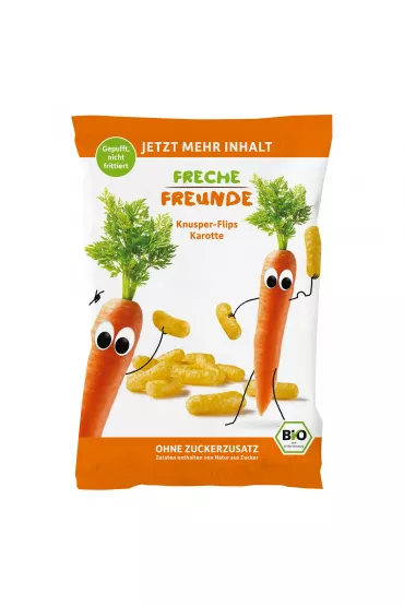 Chrupki kukurydziane z marchwią od 1. roku