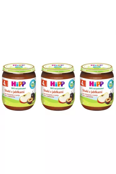 Śliwki z jabłkami po 4. miesiącu zestaw