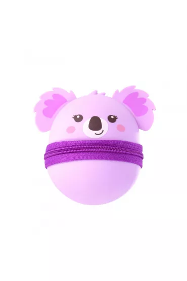 Piórnik silikon 1zamek siatka Koala