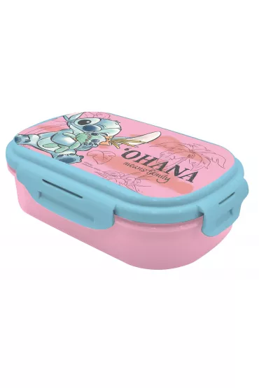 Pudełko śniadaniowe ze sztućcem Stitch ST00040