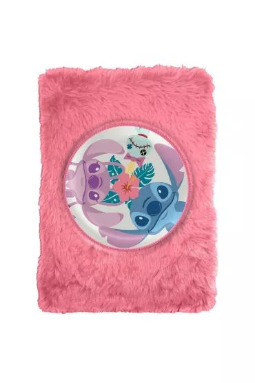 Notatnik w pluszowej okładce Stitch ST00081