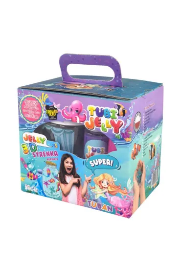Tubi Jelly 8 kolorów + duże akwarium - Syrenka