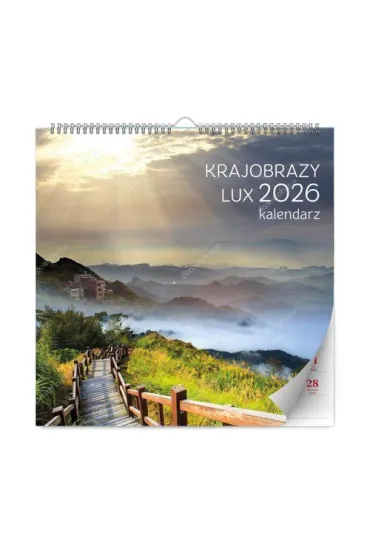 Kalendarz 2026 krajobrazy Lux