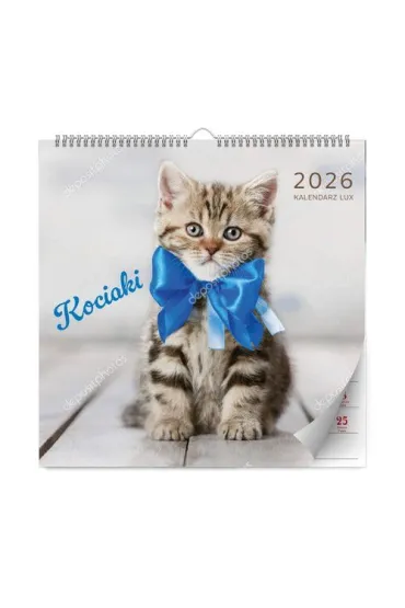 Kalendarz ścienny 2026 Lux kociaki
