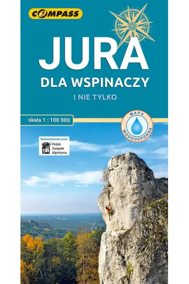 Jura dla wspinaczy i nie tylko mapa laminowana skala 1 : 100 000