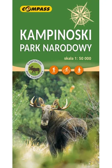 Kampinoski Park Narodowy mapa skala 1 : 50 000