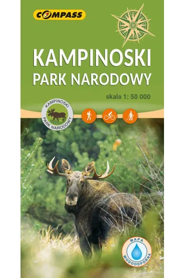 Kampinoski Park Narodowy mapa laminowana skala 1 : 50 000
