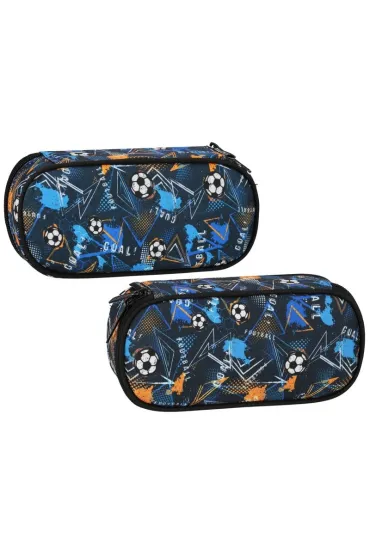 Piórnik saszetka 1zamek Football blue