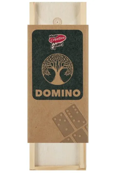 Gra Domino drewniane 28szt Wood MEGA CREATIVE 552119
