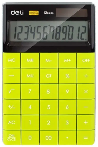 Kalkulator 12-pozycyjny zielony