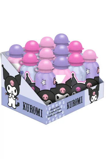 Bidon 500ml aluminium Kuromi 1szt. mix wzorów KU00007