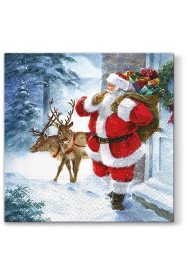 Serwetki 33x33cm Santa is coming SDL013300