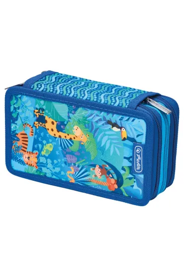 Piórnik potrójny z wyposażeniem Jungle Safari