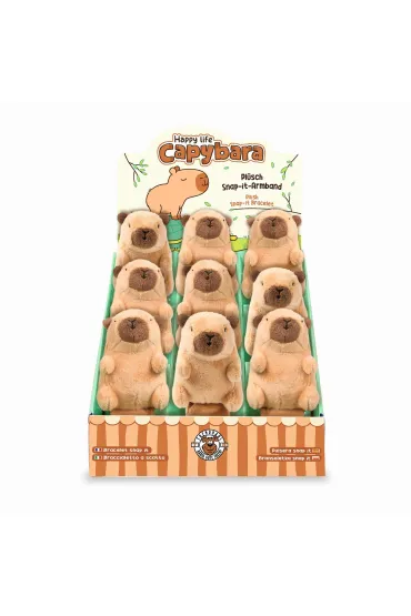 Bransoletka pluszowa Kapibara Snap-it