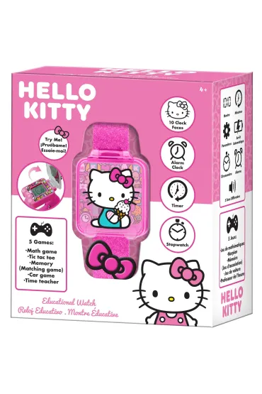Zegarek edukacyjny z grami Hello Kitty GEN4148