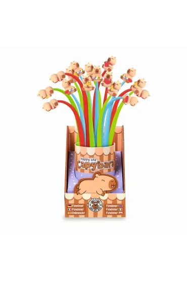 Display Cienkopis Kapibara miz wzorów 16szt. 967022