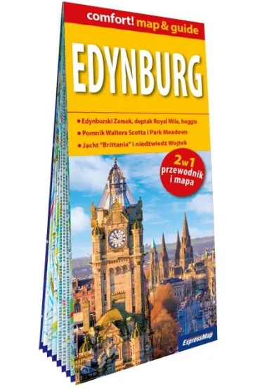 Comfort! map Edynburg 2w1 przewodnik i mapa