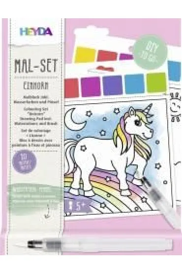 Malowanka wodna - Jednorożec