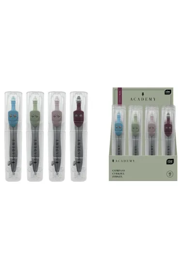 Cyrkiel w etui Basic Academy mix