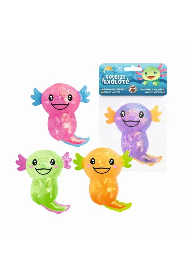 Gniotek brokatowy Aksolotl 1szt.mix