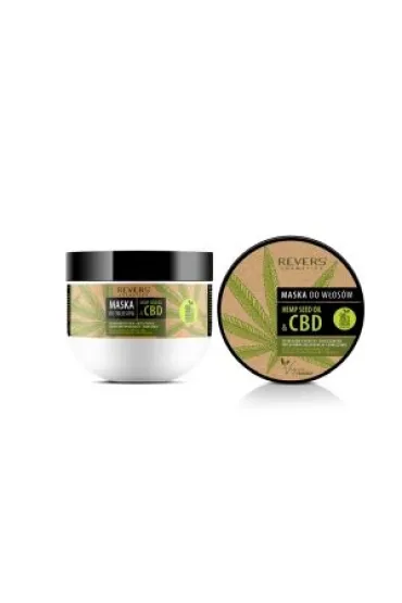 Hemp Seed Oil &amp; CBD Maska do włosów suchych i zniszczonych z olejem konopnym