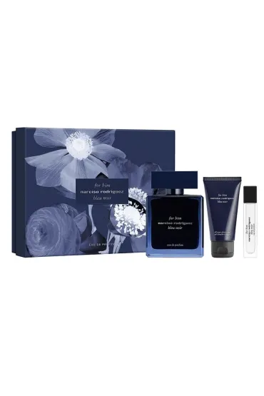 SET  For Him Bleu Noir EDP spray  + SHOWER GEL  + EDP spray