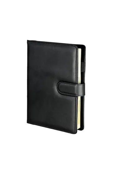 Planner 2026 A5 magnetyczny dzienno-tygodniowy Genua Premium czarny