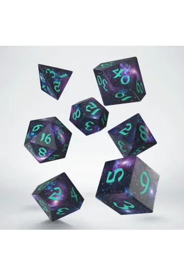 Full Art Dice Set: Stardust, zestaw wielokolorowych kości do gry
